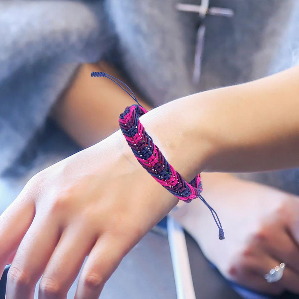 Ethnic Fashion Meaning - Bracciale dalla vestibilità comoda Bracciale intrecciato