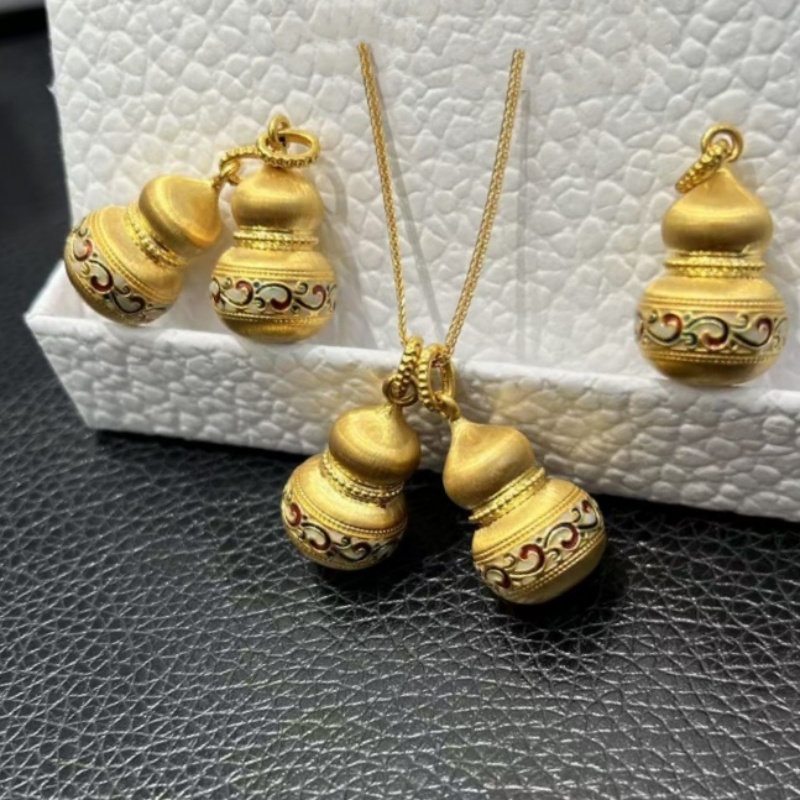 Ethnic Fashion Boutique - Ciondolo zucca nuvola di buon auspicio