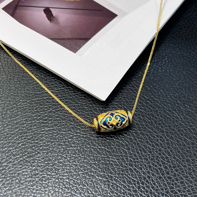 Ethnic Fashion Boutique - Ciondolo Tianzhu in vero oro 18
