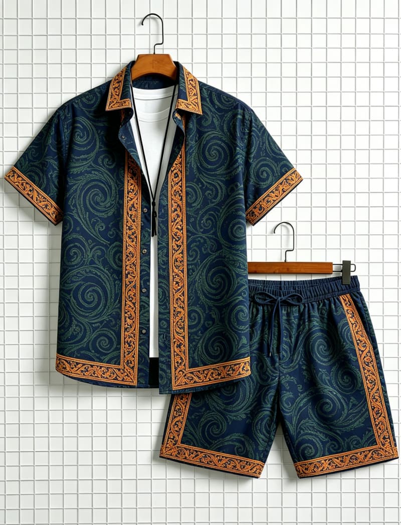 Completo da uomo con camicia a - Ethnic Fashion Clothing recensione e prezzo
